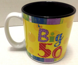 The Big 50 Birthday Mug Burton Brand Big Fifty Coffee Tea Mug 2007 Cup  - $24.27
