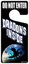 Dragons Inside Novelty Metal Door Hanger - $18.95