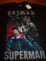 Superman Vs Batman Dc Comics Man Of Steel T-Shirt Medium New w/ Tag - £15.82 GBP