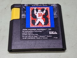 John Madden Football &#39;93 Sega Genesis Cartridge Only - $5.15