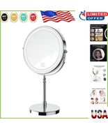 Double-Sided 1x/10x Magnifying Vanity Mirror, Touch-Controlled &amp; Portabl... - $89.51 CAD