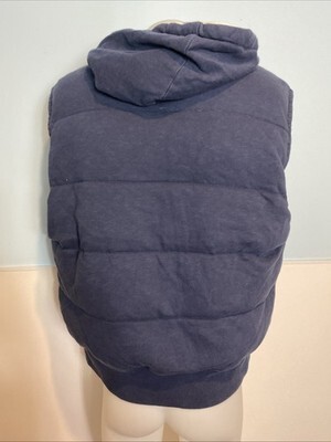 Ralph Lauren Rugby Men's Cotton Hooded Puffer Vest Blue XL Item image 3