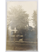 Vintage AZO 1904-1918 RPPC House Profile in Everdell Minnesota Photo Pos... - £9.63 GBP