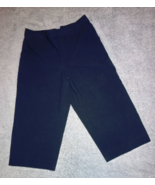   Women&#39;s Size 10 Alfred Dunner  Women’s Navy Blue Capri Pants - £27.81 GBP