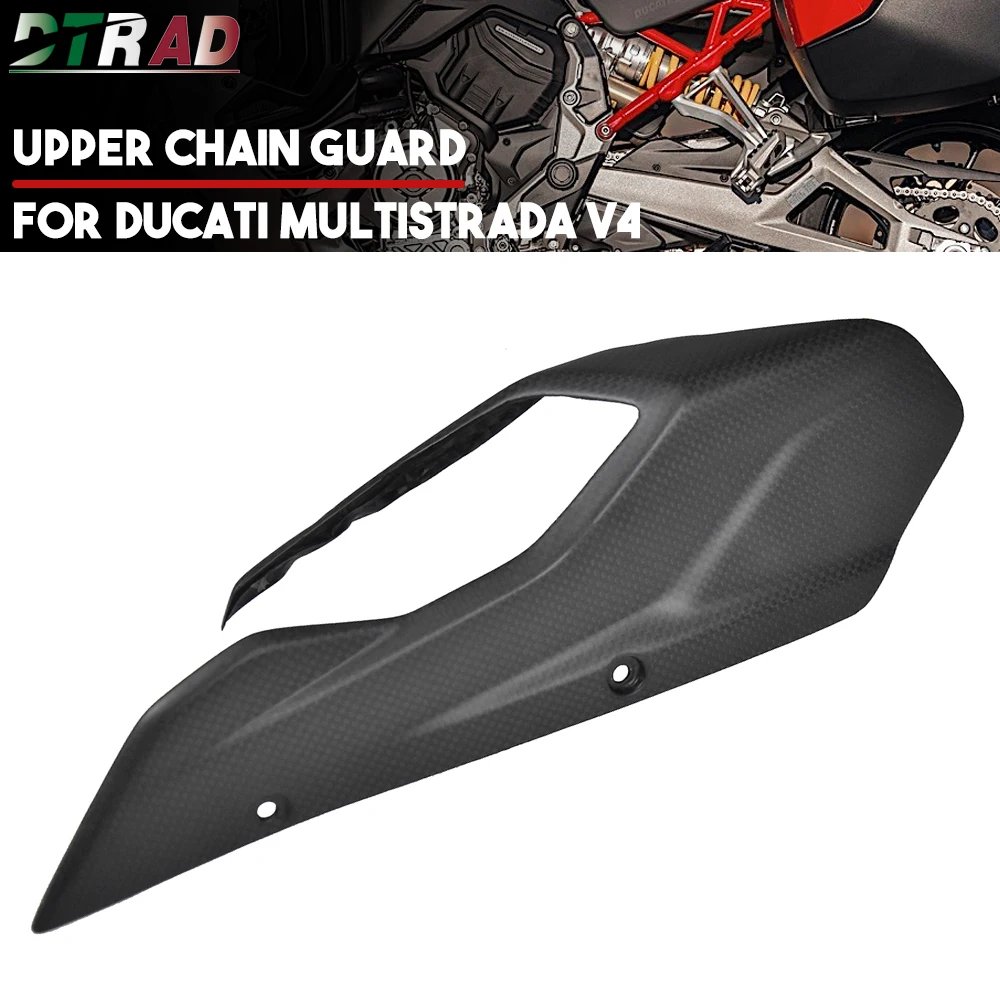 Or ducati multistrada v4 v4s sport 2021 2022 2023 carbon fiber upper vented chain guard thumb200