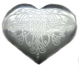 3&quot; Selenite Heart , Lotus - £23.02 GBP