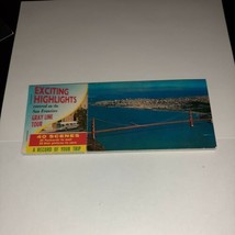 Vintage Postcard Book - 40 Scenes Of The San Francisco Gray Line Tour - £6.95 GBP