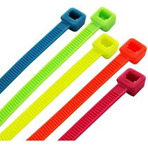 Steel Grip 8 in. L Assorted Cable Tie 100 pk 75S-200-8-MUC - $8.95