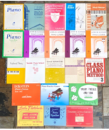 Lot of 21 Vintage Piano Instruction Books-Paperback - $56.10