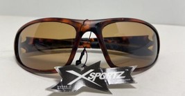 Xsportz Mens Tortoise Brown Lens  Running Jogging Plastic Wrap sunglasse... - £8.28 GBP