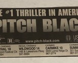 Pitch Black Movie Print Ad Vin Diesel TPA9 - £4.66 GBP