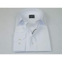 Men's Shirt By CASILA Turkey Cotton Blend Long Sleeves 501870-01 White Pique image 3