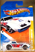 2011 Hot Wheels #4 New Models 4/50 &#39;69 COPO CORVETTE White Variant w/ChromeMC5Sp - £8.88 GBP