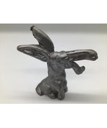 Handmade Metal Donkey Sculpture Rustic Folk Art Figurine Abstract Farmho... - $185.15 MXN