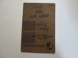 Caterpillar md6 Pipelayer Parts Catalog Manual USED OEM - $153.76 MXN