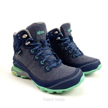 Teva ahnu Vibram Sugarpine II Blue Green Trail Hiking Waterproof Boots Sz 5 - $55.43