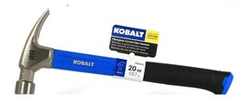 1 Ct Kobalt 20 Oz 0880352 Fiberglass Curved Claw Magnetic Forged Steel Hammer - $28.99