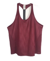 Danskin Now Womens Shirt Size XXL Maroon Loose Fit Crew Neck Tank NEW Athlete - £11.72 GBP