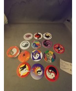 13 Pogs and 1 Slammer Ying and Yang Pogs  - $9.57 CAD