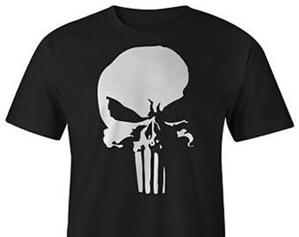 Marvel Daredevil Punisher Skull Logo T-Shirt NEW UNWORN - £11.58 GBP