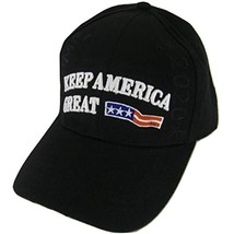 Donald Trump 2020 Keep America Great Patriotic Adjustable Baseball Cap (Black) - £11.95 GBP