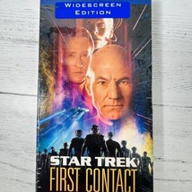 Vintage Star Trek First Contact Vhs Tape 1996 Widescreen Edition Patrick... - $19.99