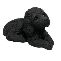 Vtg Sandicast Black Poodle Figurine Sandra Brue Signed Puppy Dog Statue ... - £19.00 GBP