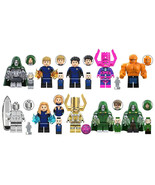 10Pcs Fantastic Four Minifigures Doctor Doom Galactus Silver Surfer Mini... - $34.15 CAD