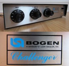 vintage amplifier BOGEN &quot;Challenger&quot; model C-20A Solid State 20W Output ... - $39.26