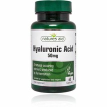 Hyaluronic Acid 50mg 60 Capsules  Beauty and Anti-Ageing, Vegan &amp; Joint ... - $21.40