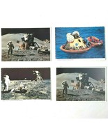 Apollo 11 + 15 NASA 4 Vintage Postcard Bundle Moon Landing EVA Splashdow... - £11.41 GBP