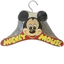 Vintage DISNEY Wooden Mickey Mouse Children&#39;s Clothes Clothing Hanger ROOM MATES - £7.54 GBP