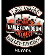 Harley Davidson Black T-Shirt 4t Grande. Graphic on both sides. - $24.75
