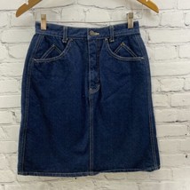 Cristina’s Denim Skirt Womens Sz 9/10 Vintage 70’s Blue  - £23.22 GBP