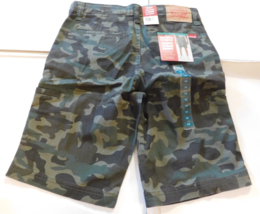 Levi&#39;s Camo Youth Cargo Shorts Size 14 Brand New - £32.83 GBP