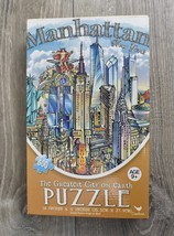 Cardinal 500 Piece Jigsaw Puzzle Manhattan New York Greatest City On Earth - £13.41 GBP