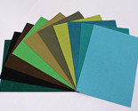 Ultrasuede® ST (Soft) Assorted 6 Piece Green Teal Greens 5&quot;x 7&quot; pieces (... - £7.96 GBP