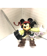 Disney Mickey Mouse as Pirates of the Caribbean CAPTAIN JACK SPARROW 3&quot; ... - $16.29 CAD