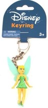 Walt Disney Fairies Tinker Bell Flying Figural PVC Key Ring Keychain, NEW UNUSED - £5.50 GBP