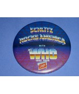 The Who Concert Pinback Button Vintage 1982 Schlitz Rocks America - $24.99