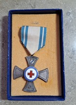 Bavaria BRK Decoration Silver Red Cross In Box &quot;40&quot; In Original Case-
sh... - $28.06