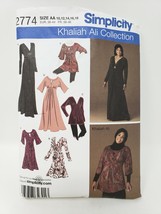 Simplicity Khaliah Ali Collection Knit Dresses Pattern #2774 - £5.50 GBP