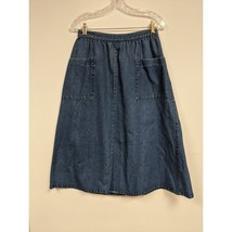 Farah Denim Skirt Size S Waist 28 Modest Womens Aline Western Vintage USA - £11.95 GBP