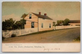 Gettysburg PA Gen Meade&#39;s Headquarters Udb 1904 Rotograph Civil War Postcard R24 - $6.95