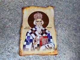 Orthodox Christian Icon of Saint Nikolaj Zicki, Bishop Nikolaj Zicki Icon - $13.00