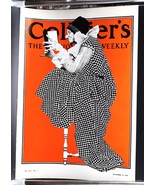 Vtg &quot;The Book Lover&quot; Maxfield Parrish Poster Plate Print &#39;74 Nostalgia P... - $39.99