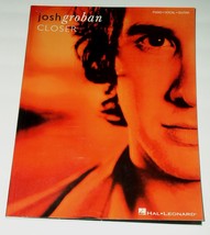 Josh Groban Closer Songbook Vintage 2003 Reprise Records Hal Leonard Publication - £27.63 GBP