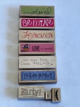 Rubber Stamp Lot Slogans, Taglines, Phrases, Expressions - £7.38 GBP