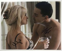 Margot Robbie &amp; Leonardo DiCaprio Signed &quot;The Wolf of Wall Street&quot; 8x10 Photo - £234.54 GBP