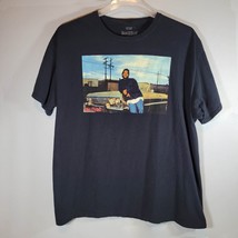 Ice Cube Mens Shirt XL Short Sleeve Graphic Crew Neck Black 80s Rap Casual  - $12.98